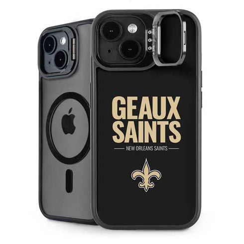 NFL New Orleans Saints Team Motto iPhone 15 Kickstand Case